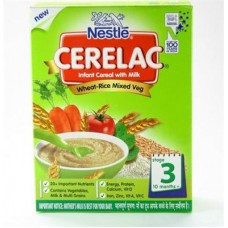 CERELAC STAGE 3 WHEAT RICE MXD VEG 300GM (10 Months-24 Months) 